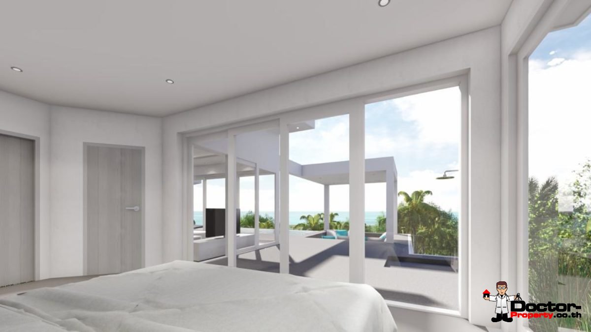 New 3 Bedroom Pool Villas, Sea View - Bo Phut, Koh Samui - For Sale